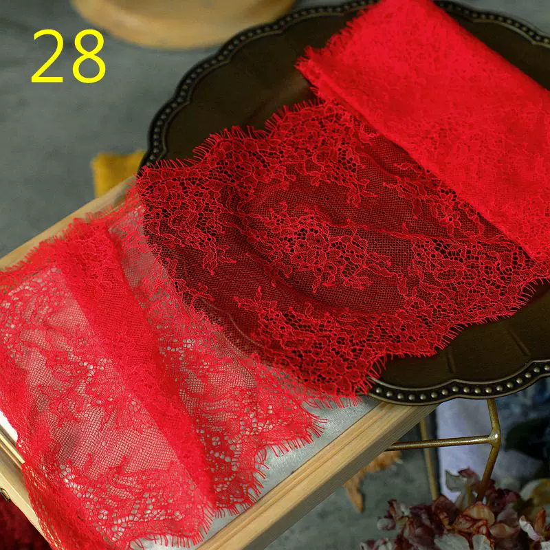 3meters/lot 20cm Width Fashion High Quality Handmade DIY Eyelash Lace Trimming, lace fabric