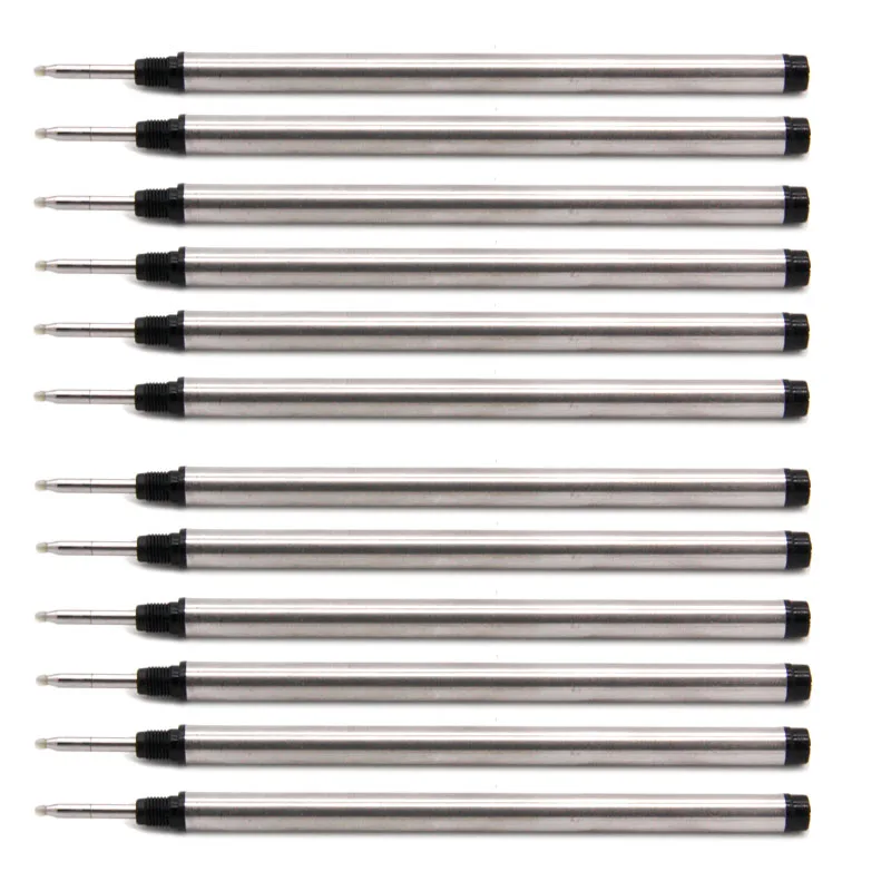 113mmx6mm 0.7 Tip Rollerball Pen Ballpen Refills For Mont Blanc 105159 107878 M506 P163 MNB107878 M710 H-12 M401 German Ink