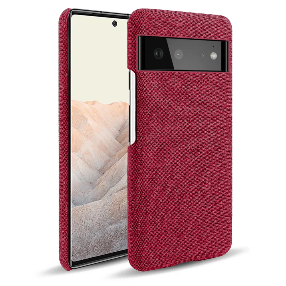 For Google Pixel 6 Case for Google Pixel 6 Pro 5 Cover Soft Premium Fabric and Anti-Slip Grip Case for Google Pixel 6 Cover Coqu