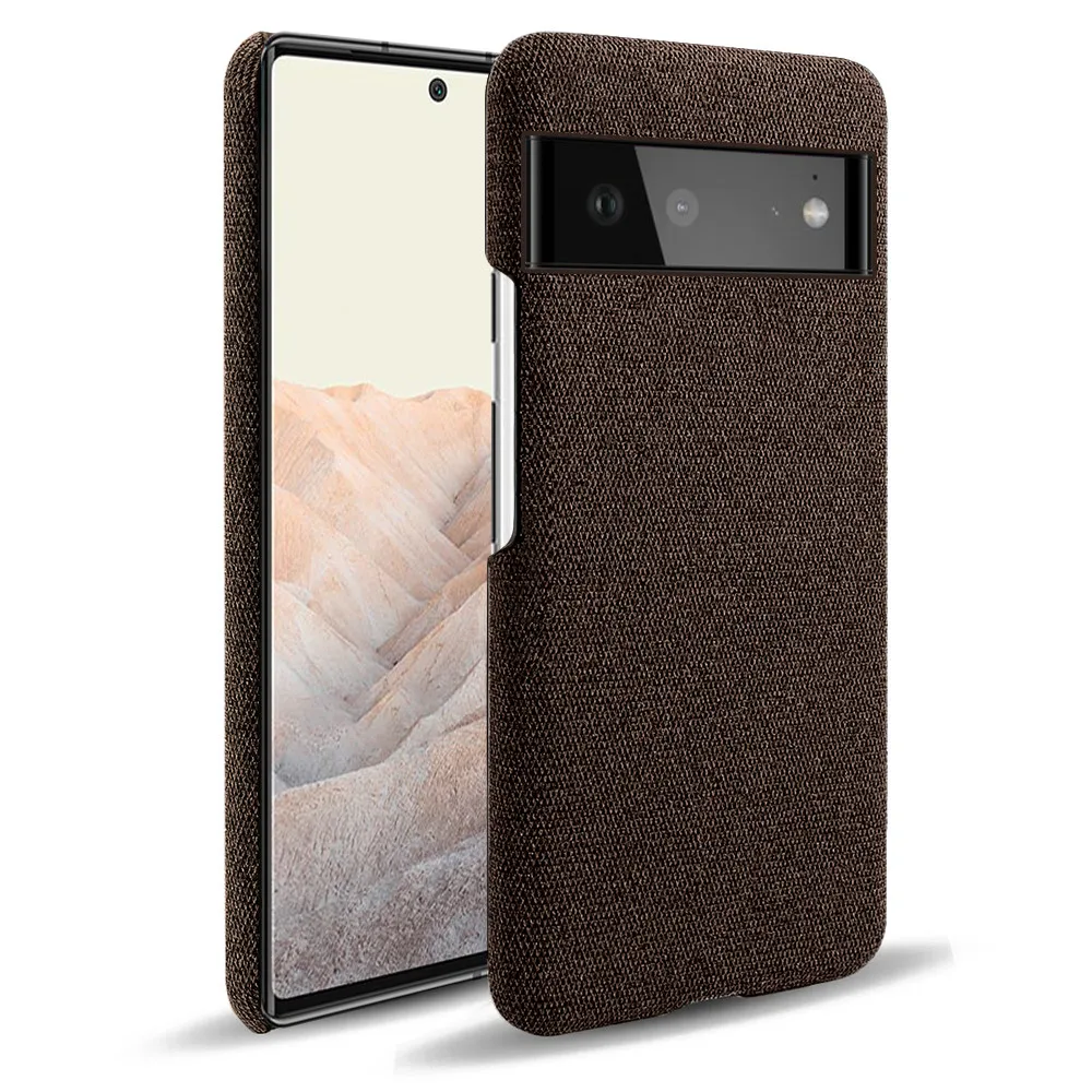 Case for Google Pixel 6 Pro 5 Cover Soft Premium Fabric and Anti-Slip Grip Case for Google Pixel 7 8 9A 10 Pro XL Cover Coqu