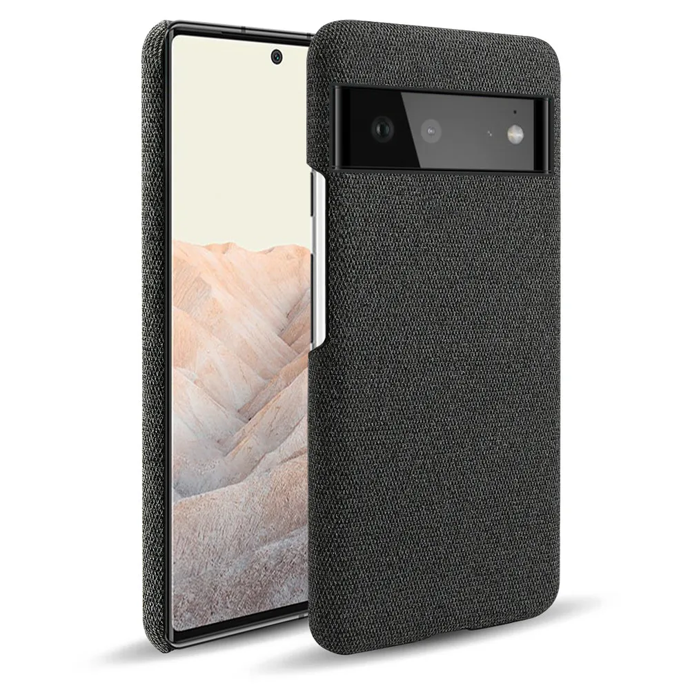Case for Google Pixel 6 Pro 5 Cover Soft Premium Fabric and Anti-Slip Grip Case for Google Pixel 7 8 9A 10 Pro XL Cover Coqu