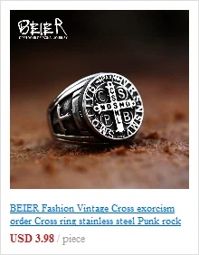Beier Stainless Steel 1% Battery Pendant Chain Necklace men Jewelry BP8-091