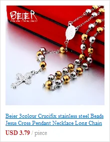 Beier Stainless Steel 1% Battery Pendant Chain Necklace men Jewelry BP8-091