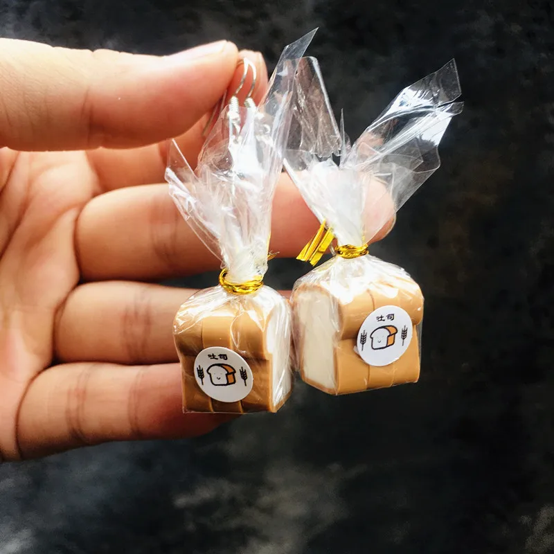 Women Earring Made Cute Girls Eardrop Funny Gift Sweet Handmade Cartoons Mini Fruit Drink Ham Sausage Toothpaste Shampoo