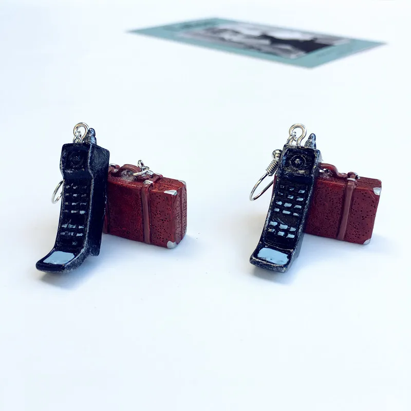 Women Earring Made Cute Girls Eardrop Funny Gift Sweet Handmade Cartoons Mini Fruit Drink Ham Sausage Toothpaste Shampoo
