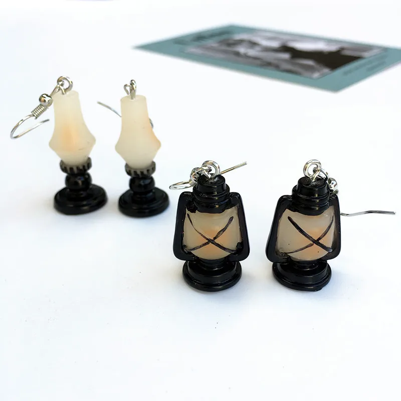 Women Earring Made Cute Girls Eardrop Funny Gift Sweet Handmade Cartoons Mini Fruit Drink Ham Sausage Toothpaste Shampoo