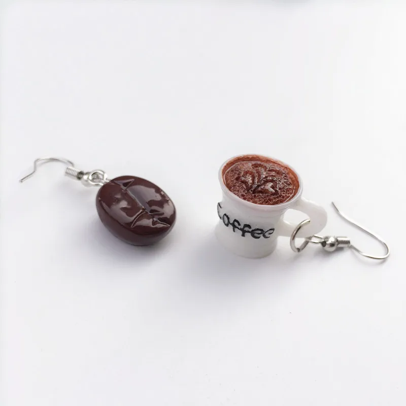 Women Earring Made Cute Girls Eardrop Funny Gift Sweet Handmade Cartoons Mini Fruit Drink Ham Sausage Toothpaste Shampoo