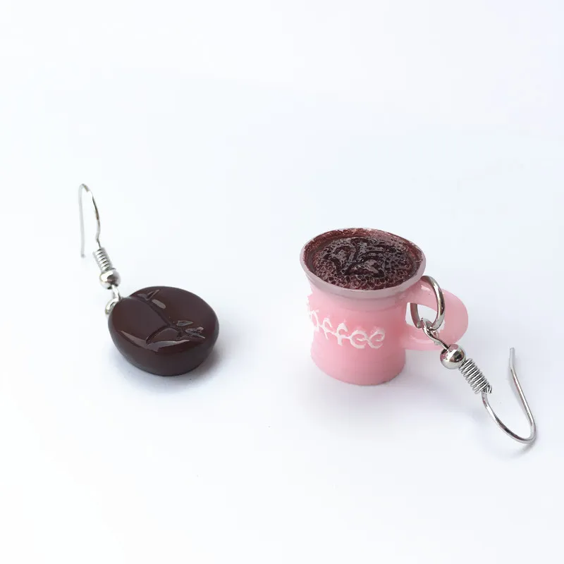 Women Earring Made Cute Girls Eardrop Funny Gift Sweet Handmade Cartoons Mini Fruit Drink Ham Sausage Toothpaste Shampoo