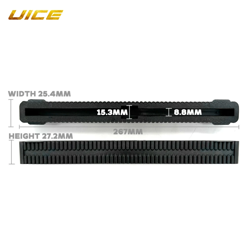 UICE Surf Fin Box 10.5 Inch Standard Center USA Fin Box for Longboard Surfboard Surfing Accessories