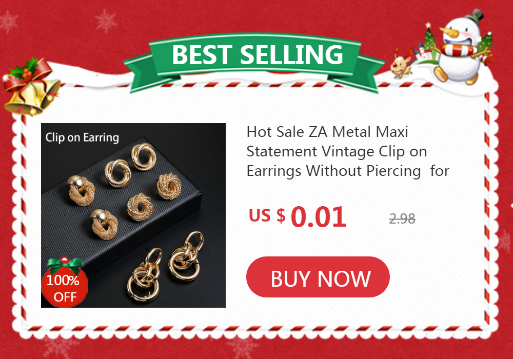 Vintage Long Metal Chain Tassel Clip on Earrings 2023 Bohemian Geometric Without Piercing Ear Clips for Women Party Jewelry Gift