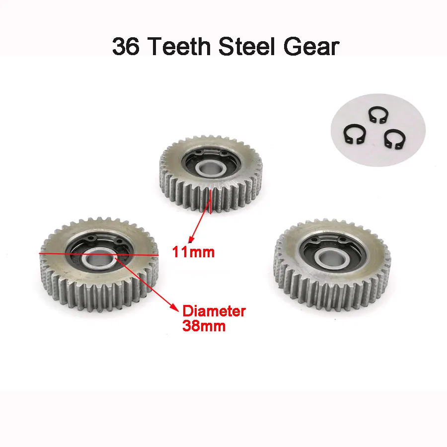 27T 28T 31T 36 Tooth Electric Car Nylon Gear for Electric Lithium Power Folding Car Motor Electric Bicycle