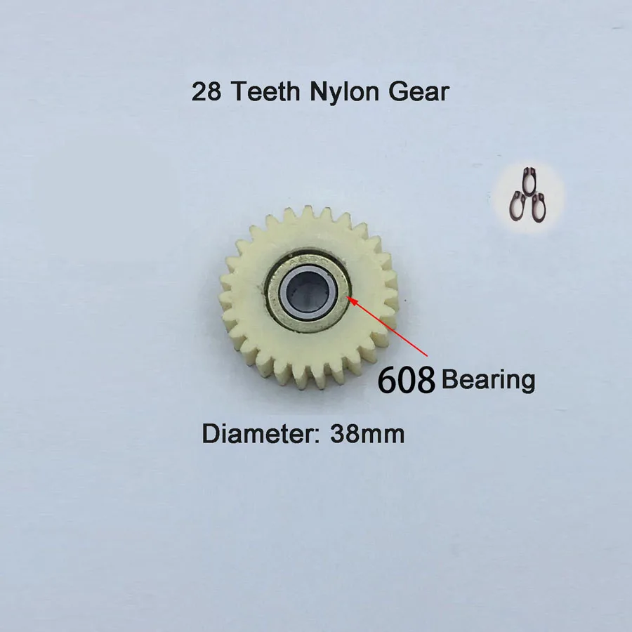 27T 28T 31T 36 Tooth Electric Car Nylon Gear for Electric Lithium Power Folding Car Motor Electric Bicycle