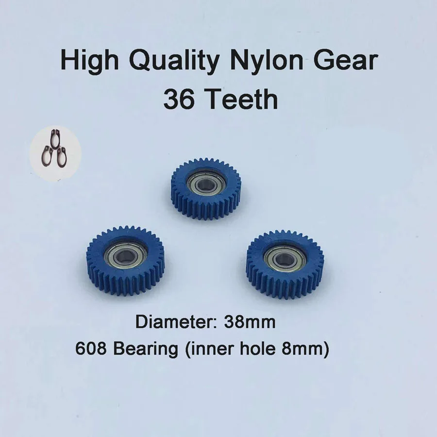 27T 28T 31T 36 Tooth Electric Car Nylon Gear for Electric Lithium Power Folding Car Motor Electric Bicycle