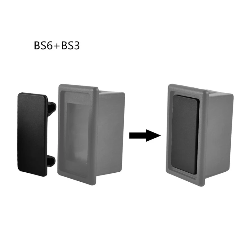 1 PC Auto Switches Car Boat Rocker Panel Blank Car-Styling Switch Blanking Cover Cap For ARB