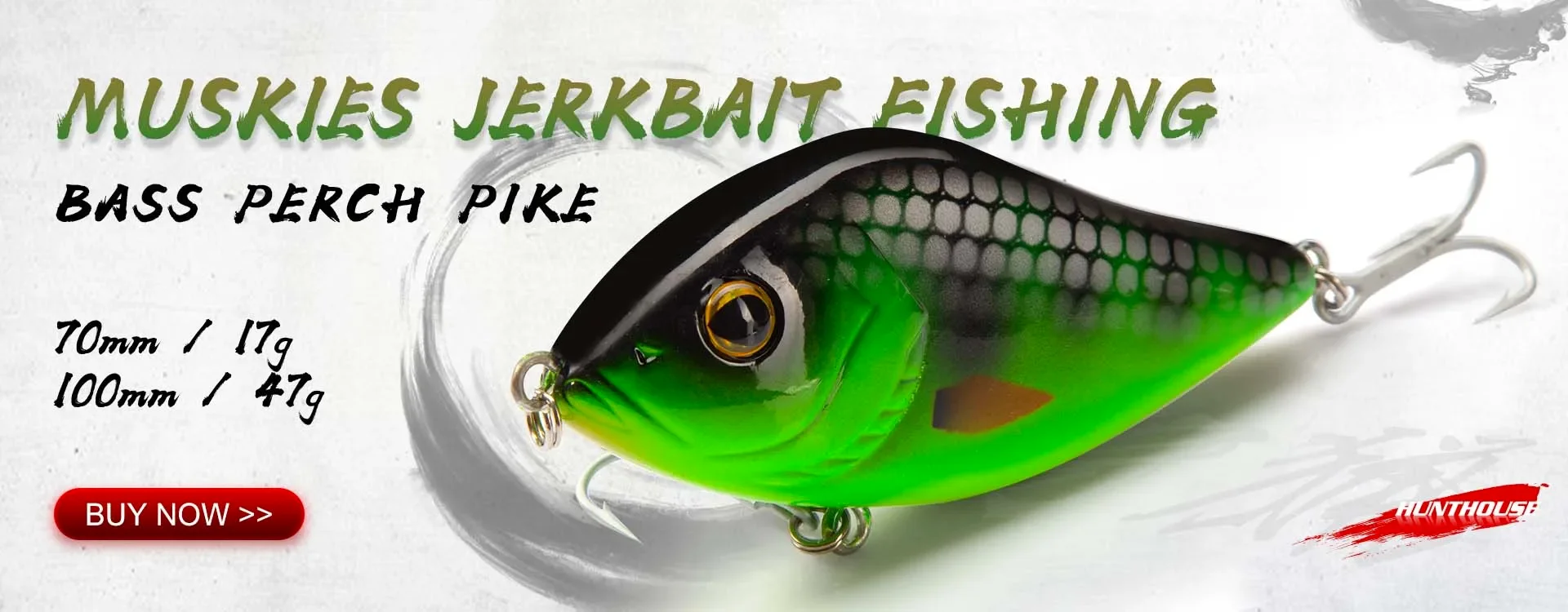 Hunthouse BBZ-1 Rat Fishing Lure 85mm 17g Multi-Joint Segment Tail Mouse Bait For Fishing Bass Tackle Minnow Crankbaits LW135