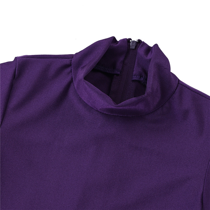 Girls Spandex Long Sleeve Mock Neck Leotard, Ballet Gymnastics Leotards for Kids, Children's Dance Costumes, Dancewear Jumpsuits