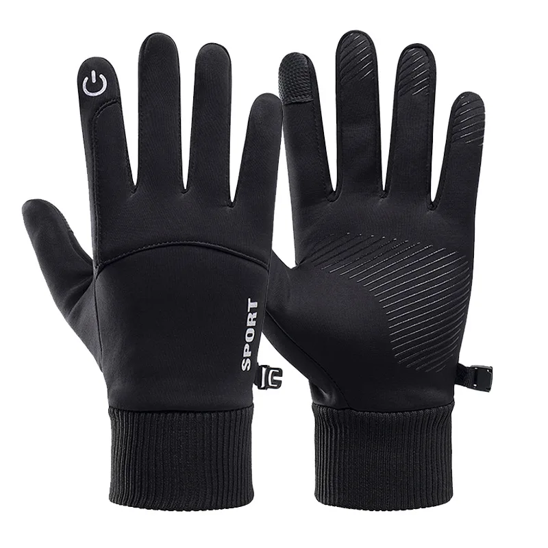 Winter Water-Repellent Men Gloves Windproof Sports Fishing Touchscreen Driving Motorcycle Ski Non-slip Warm Cycling Women Gloves