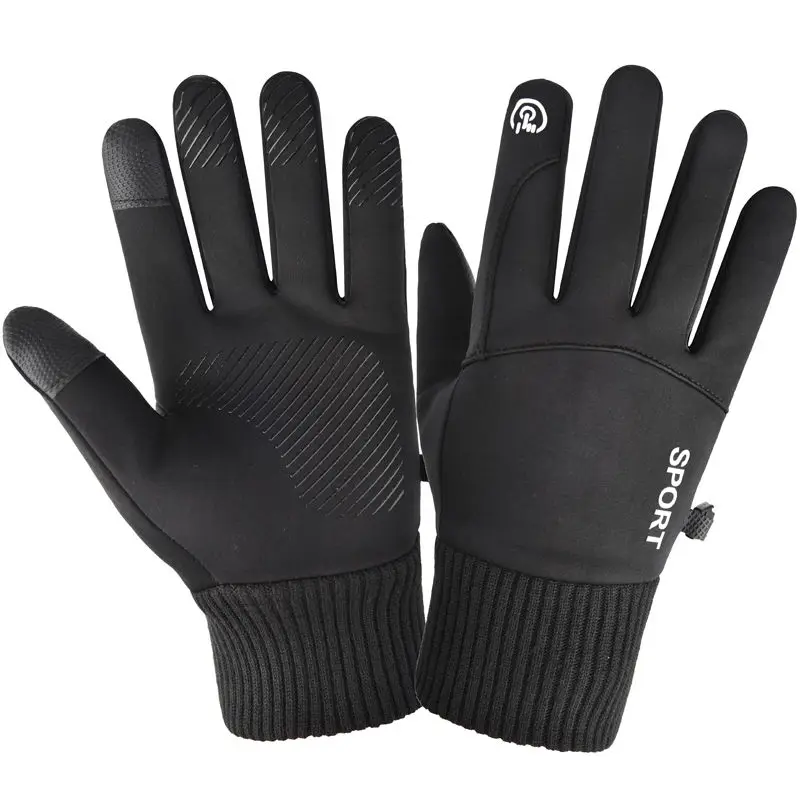 Winter Water-Repellent Men Gloves Windproof Sports Fishing Touchscreen Driving Motorcycle Ski Non-slip Warm Cycling Women Gloves