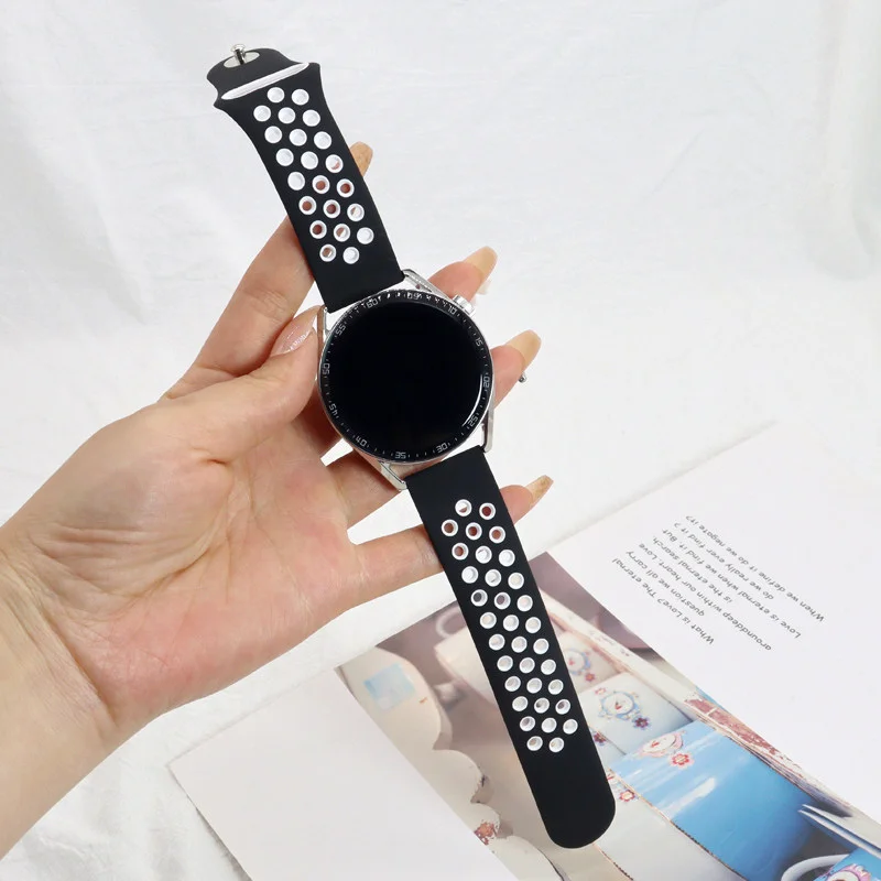 20mm/22mm Silicone Band For Amazfit GTS 4/3/2e/4 Mini GTR 4/3 Pro/active 3/balance 2 Watch Bracelet correa Amazfit bip 5 6 strap