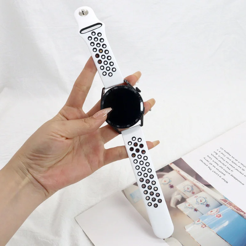 20mm/22mm Silicone Band For Amazfit GTS 4/3/2e/4 Mini GTR 4/3 Pro/active 3/balance 2 Watch Bracelet correa Amazfit bip 5 6 strap