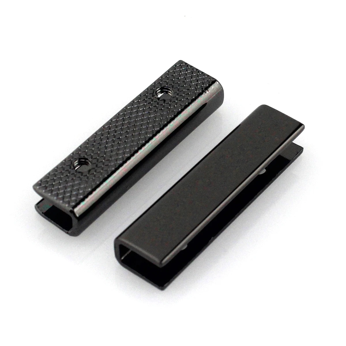 2pcs Metal Long Strip Buckle Bag Decoration Clip Buckle for DIY Leather Craft Bag Strap Belt Handle Shoulder Accessories