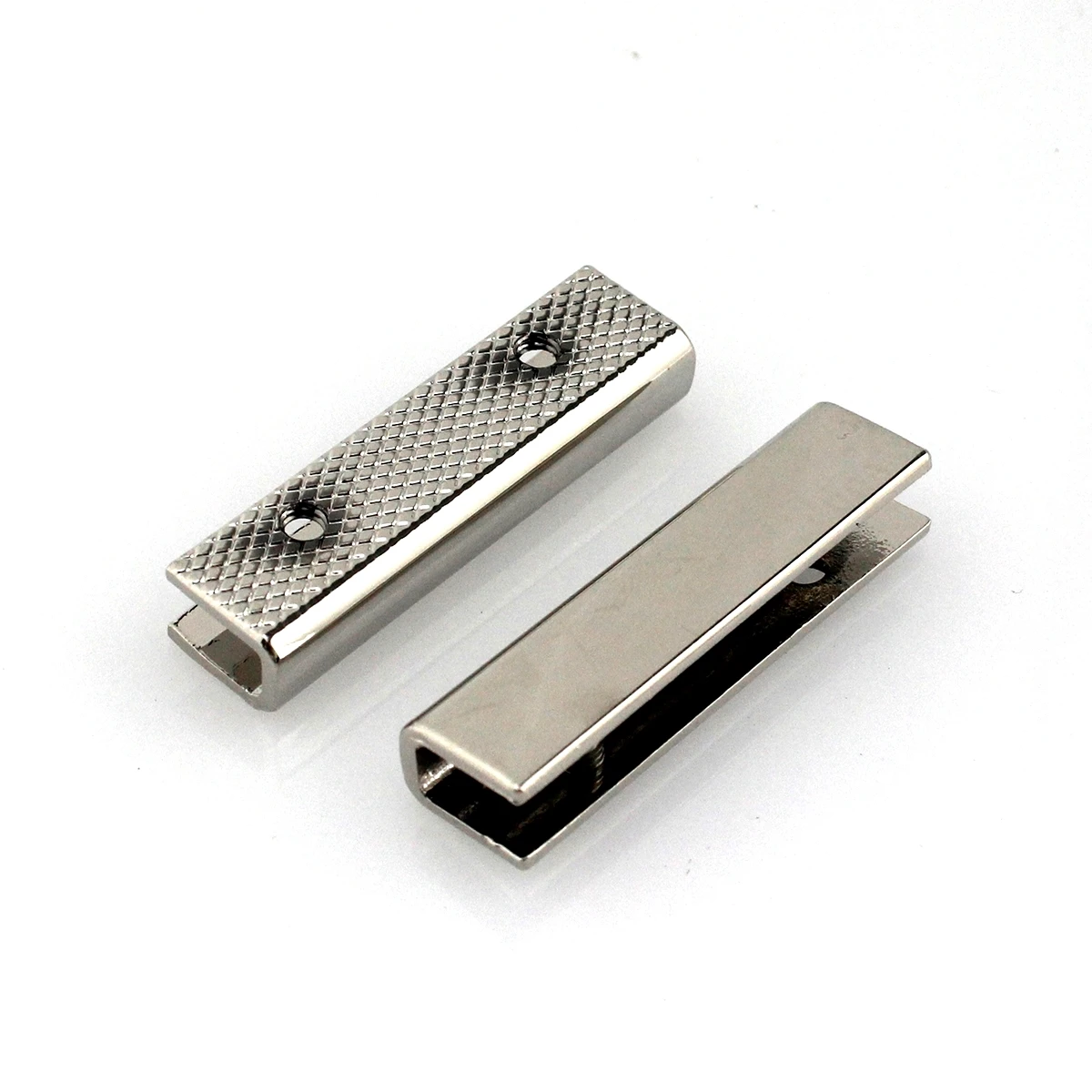 2pcs Metal Long Strip Buckle Bag Decoration Clip Buckle for DIY Leather Craft Bag Strap Belt Handle Shoulder Accessories