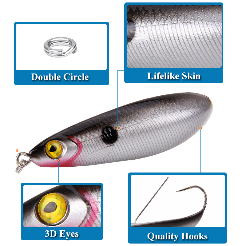 1 Pcs VIB Fishing Lure 8.5cm/19.9g Anti Grass Fishing Wobbler Isca Artificial Bait Hard Lures Laser Body Lifelike Fish Tackle