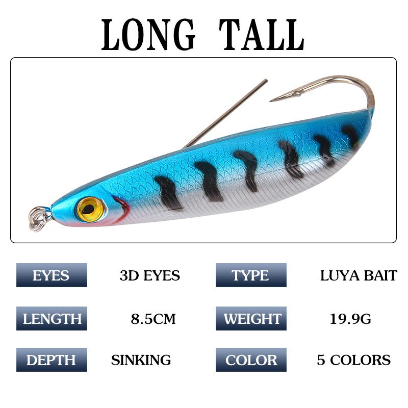 1 Pcs VIB Fishing Lure 8.5cm/19.9g Anti Grass Fishing Wobbler Isca Artificial Bait Hard Lures Laser Body Lifelike Fish Tackle