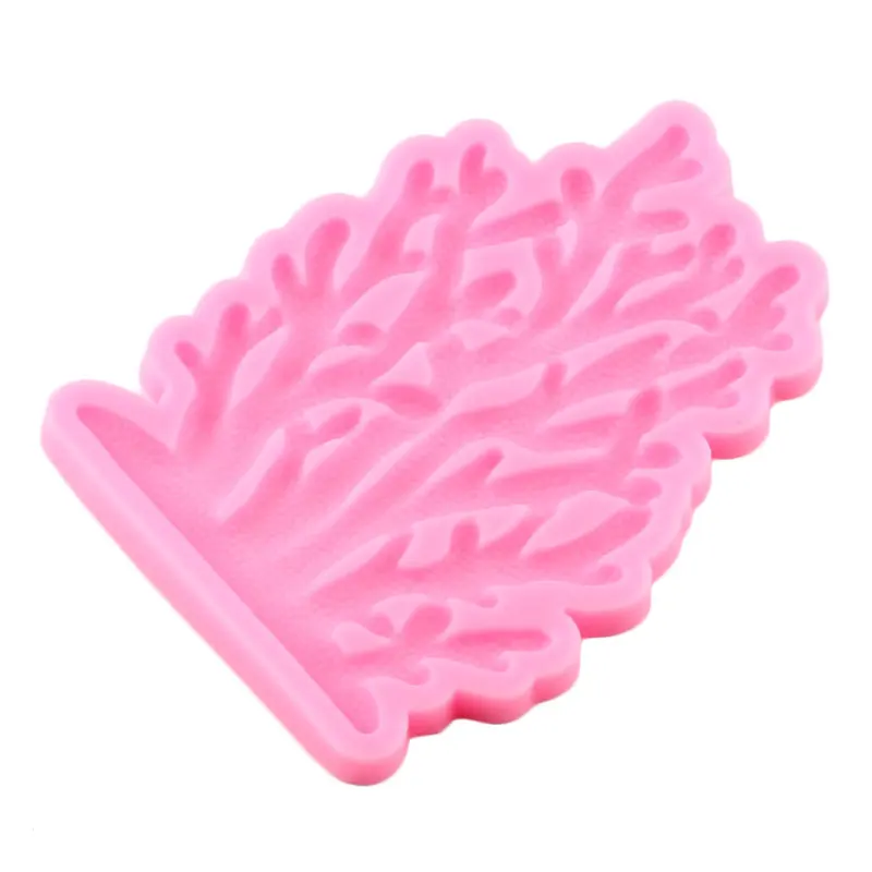 3D Sea Coral Silicone Molds Sugarcraft Fondant Cake Decorating Tools DIY Party Candy Polymer Clay Chocolate Gumpaste Moulds