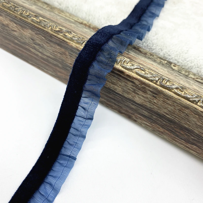 1 yard 15mm Velvet Elastic Hair Band Ribbon Lace Sewing Trim Handmade DIY #RoLi03