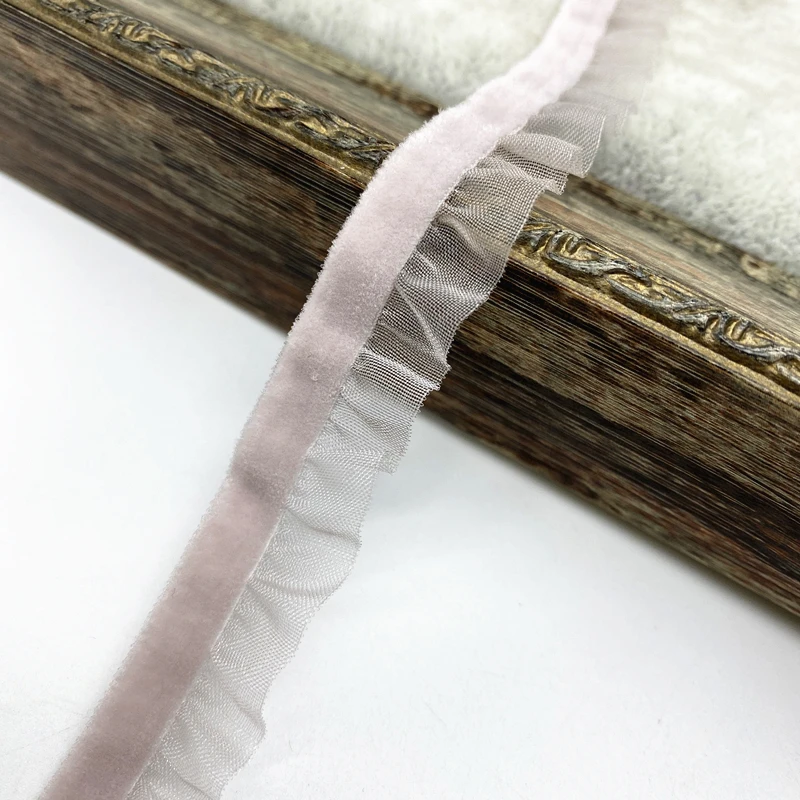1 yard 15mm Velvet Elastic Hair Band Ribbon Lace Sewing Trim Handmade DIY #RoLi03