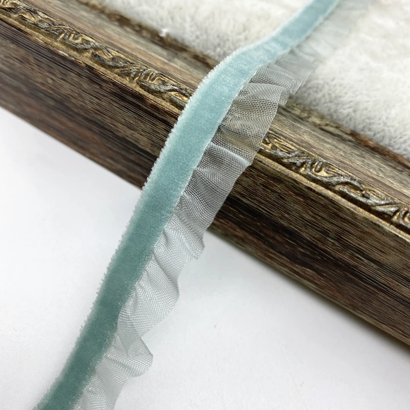 1 yard 15mm Velvet Elastic Hair Band Ribbon Lace Sewing Trim Handmade DIY #RoLi03
