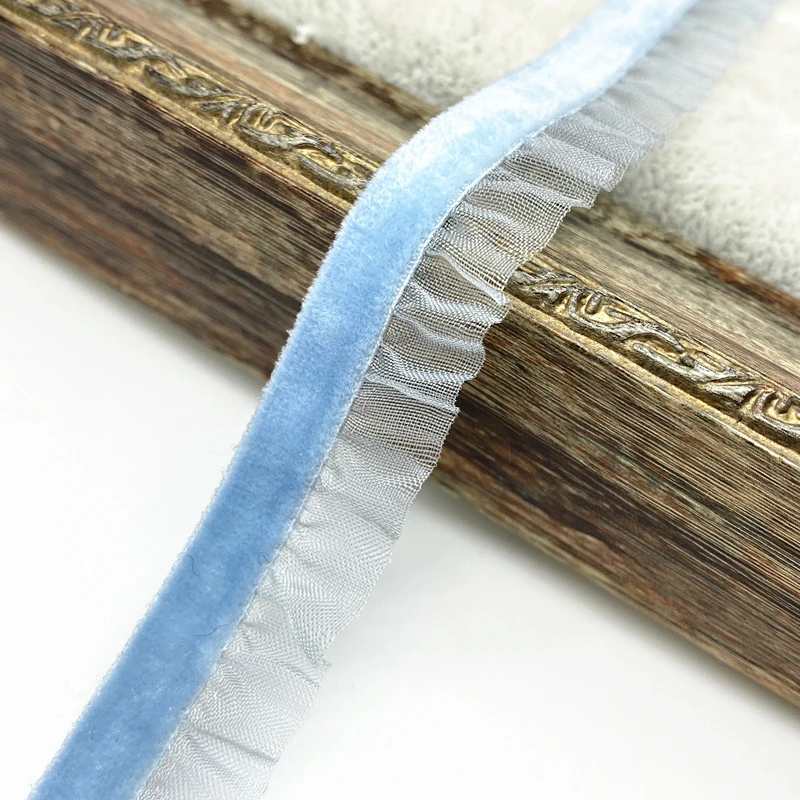 1 yard 15mm Velvet Elastic Hair Band Ribbon Lace Sewing Trim Handmade DIY #RoLi03