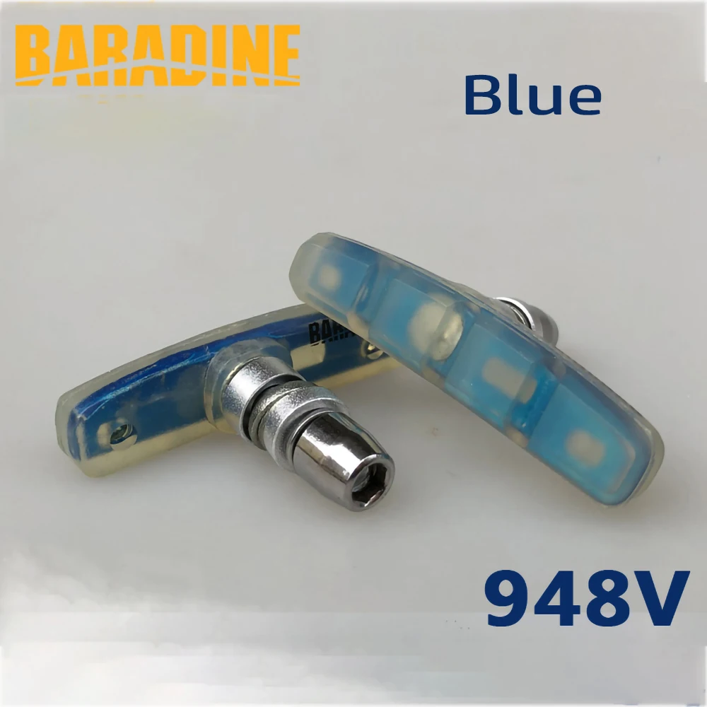 Baradine 948V  MTB Bike V-brake Shoes Transparent 60mm Pads Bicycle Brake Blocks Bicycle Accessories
