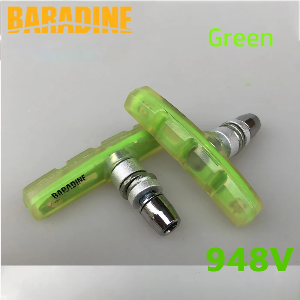 Baradine 948V  MTB Bike V-brake Shoes Transparent 60mm Pads Bicycle Brake Blocks Bicycle Accessories