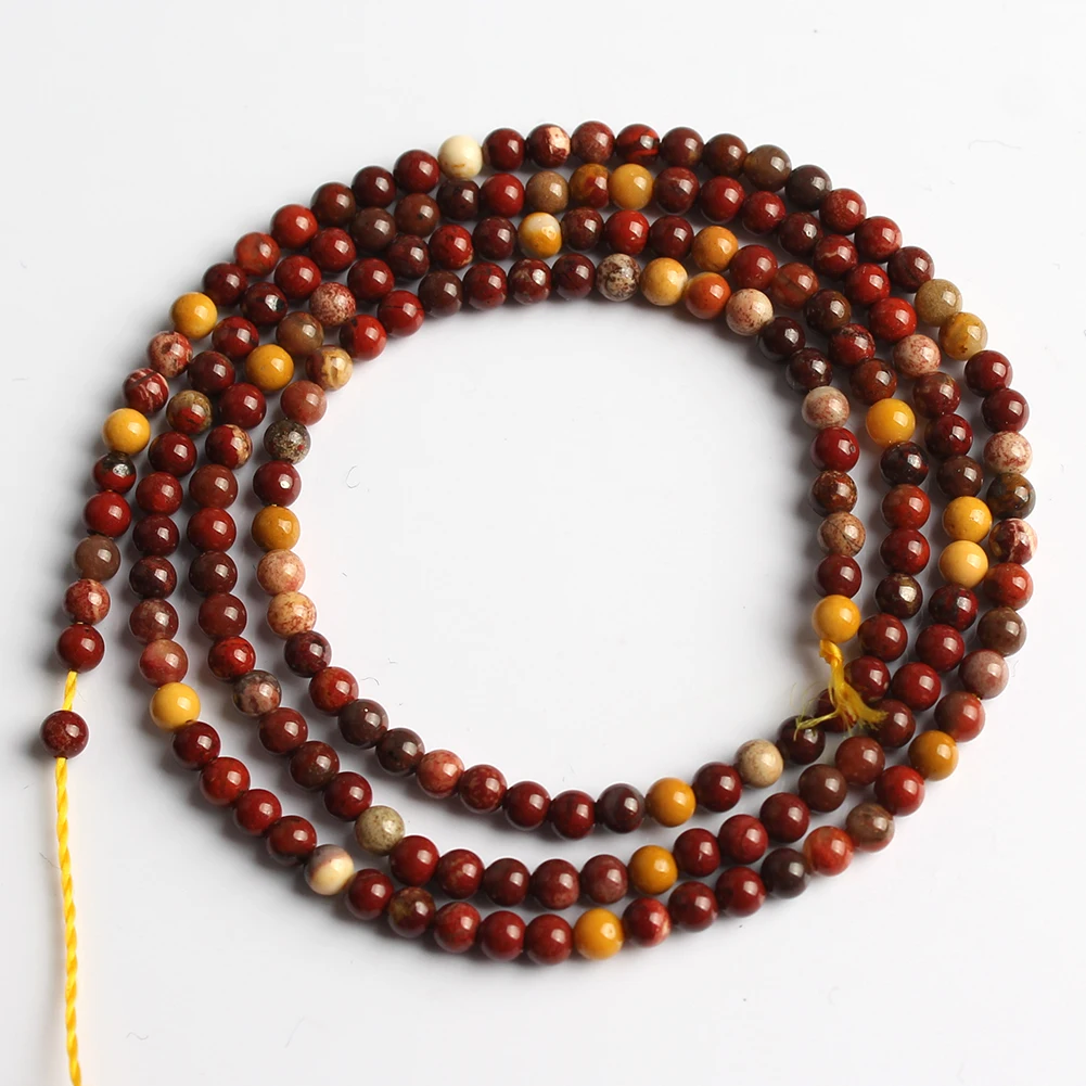 Natural Stone 2/3/4mm Tiny Beads Mookaite Stone Beads For Diy Wristband Choker Waist Beads Chain Making