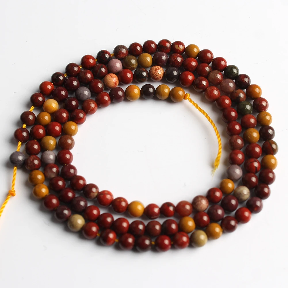 Natural Stone 2/3/4mm Tiny Beads Mookaite Stone Beads For Diy Wristband Choker Waist Beads Chain Making