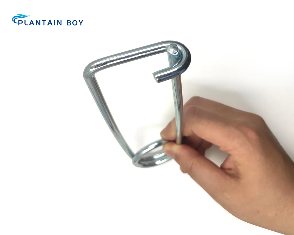 Large Stainless Steel Spring Clip Spring Wire Safety Lock Pins,Coiled Tension Safety Pin