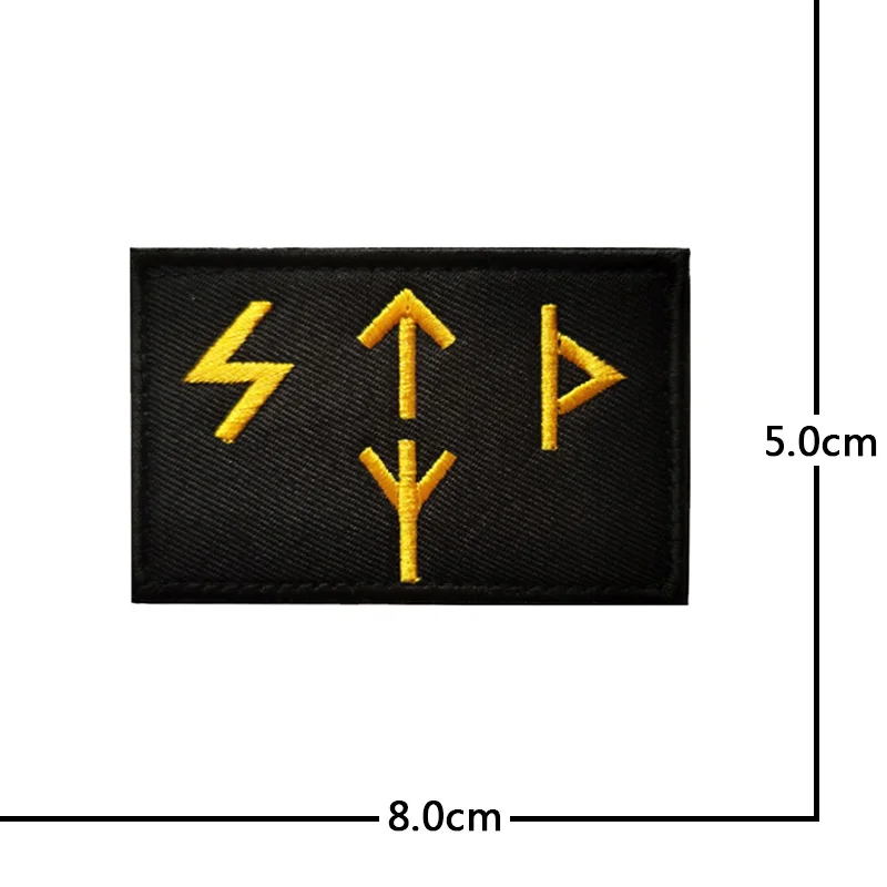 Russian tactical morale military patches Embroidered Badge Hook Loop Armband 3D Stick on jacket strap Backpack Stickers