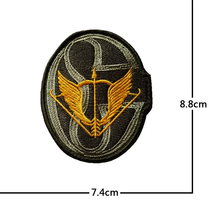 Russian tactical morale military patches Embroidered Badge Hook Loop Armband 3D Stick on jacket strap Backpack Stickers