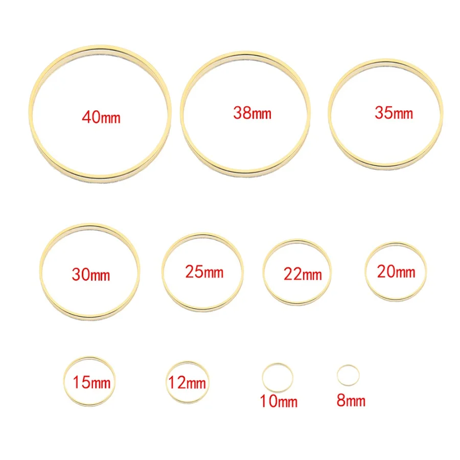 100Pcs/Lot Brass Coil French Hook Ear Wires Flattened Fish Hook Connectors Hypoallergenic For Diy Drop Earrings Jewelry Making