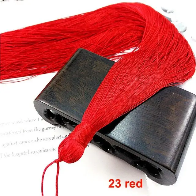 1PCS 50CM Overlength Silk Tassel Fringe Brush Tassels Trim DIY Craft For Sewing Curtains Accessories Decor Jewelry Finding