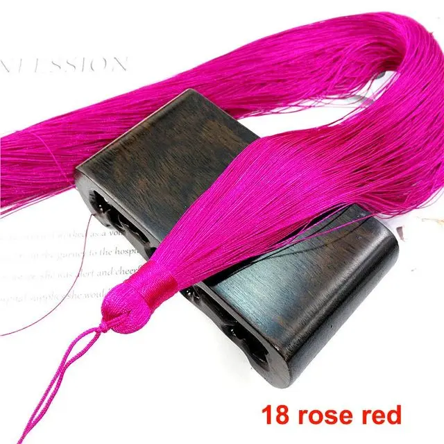 1PCS 50CM Overlength Silk Tassel Fringe Brush Tassels Trim DIY Craft For Sewing Curtains Accessories Decor Jewelry Finding