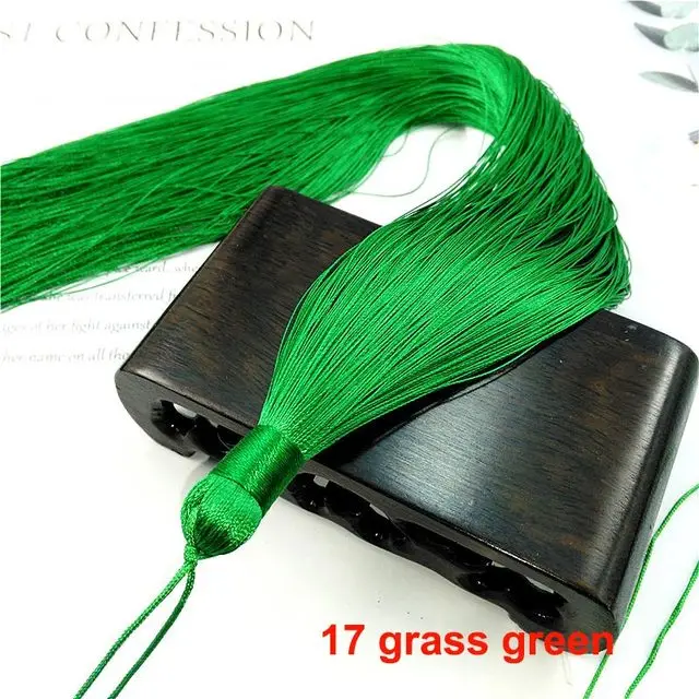 1PCS 50CM Overlength Silk Tassel Fringe Brush Tassels Trim DIY Craft For Sewing Curtains Accessories Decor Jewelry Finding