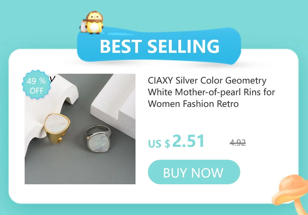 CIAXY Silver Color Asymmetrical  Earrings for Women Geometric Round Pendant Ear Line Earring Punk Hip Hop  Jewelry