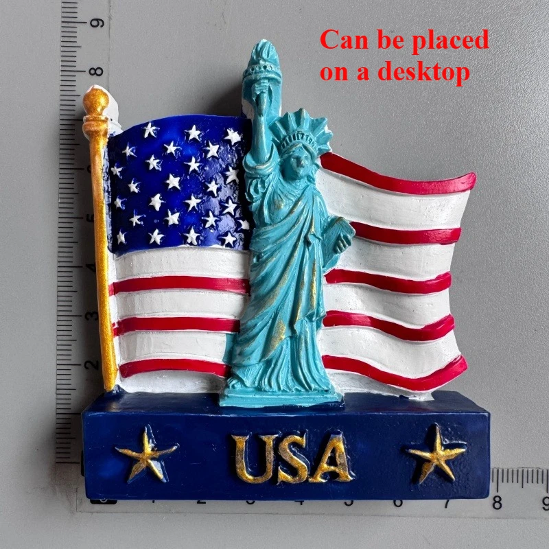 USA fridge magnets Washington D.C. cultural landscape tourist souvenirs hand-painted magnetic refrigerator sticker collection