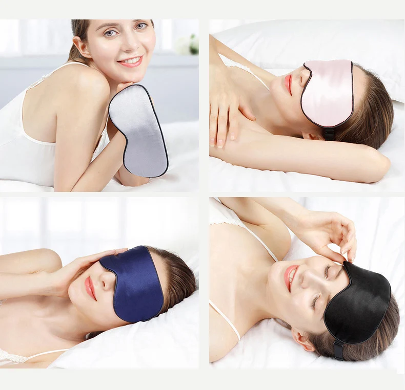 SuyaDream Woman Sleep Mask, 19mm 100%Mulberry Silk Blindfold, Super Smooth and Comfortable Sleep Eye Mask for Sleeping