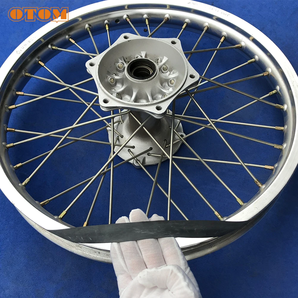 OTOM Motorcycle Front Rear Tire Pad Belt Wheel Liner Band Inner Tube Rim Strip For 16 17 18 19 20 21 Rims Motocross Universal