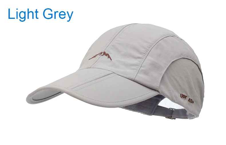 Waterproof Outdoor Sport Baseball Cap Unisex Spring Summer Quick Drying Hat Breathable Cap Foldable Cycling hat Sun Protection