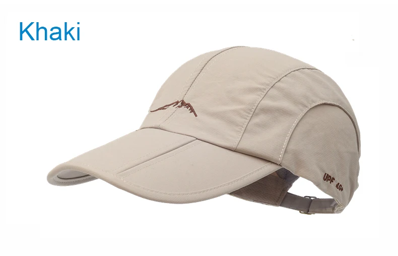 Waterproof Outdoor Sport Baseball Cap Unisex Spring Summer Quick Drying Hat Breathable Cap Foldable Cycling hat Sun Protection